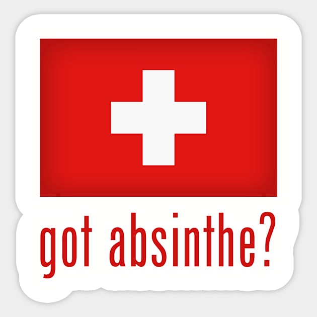 got absinthe? Sticker by MessageOnApparel